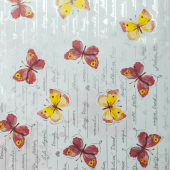 Упаковочная бумага (0,7*1 м) Элегия бабочек, 1 шт.