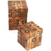 Набор коробок Винтажный ящик, Крафт, 13*13*17 см, 2 шт.