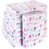 Набор коробок Маленькие принцессы, Розовый, 40*28*10 см, 5 шт.