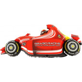Шар (49''/124 см) Фигура, Гоночный автомобиль, Красный, 1 шт. 